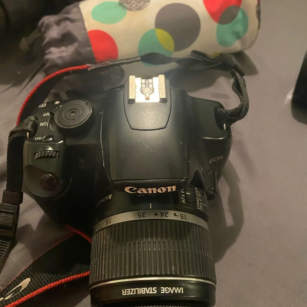 Canon EOS rebel and zoom lens